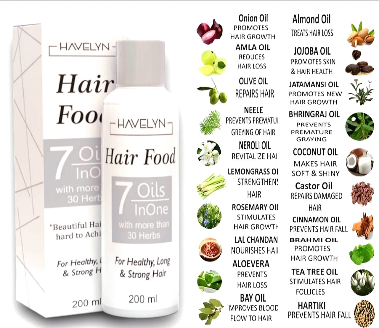 Havelyn Hair Food Oil For Hair Nourishing Moisture