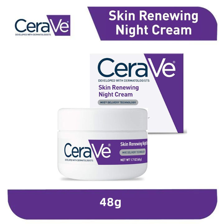 CeraVe's Skin Renewing Night Cream :Sleep and Glow